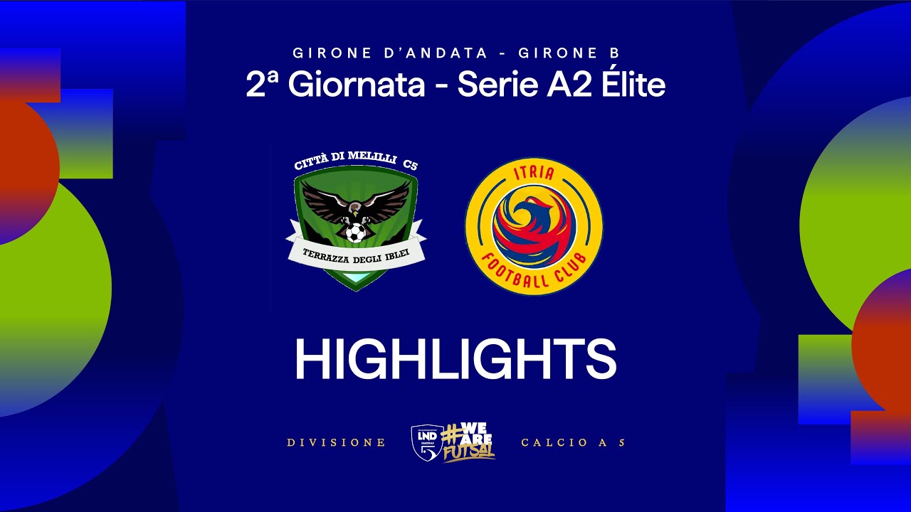 Città di Melilli-Itria 5-9 | Gol e highlights | 2ª giornata | Serie A2 Élite 2025/2026