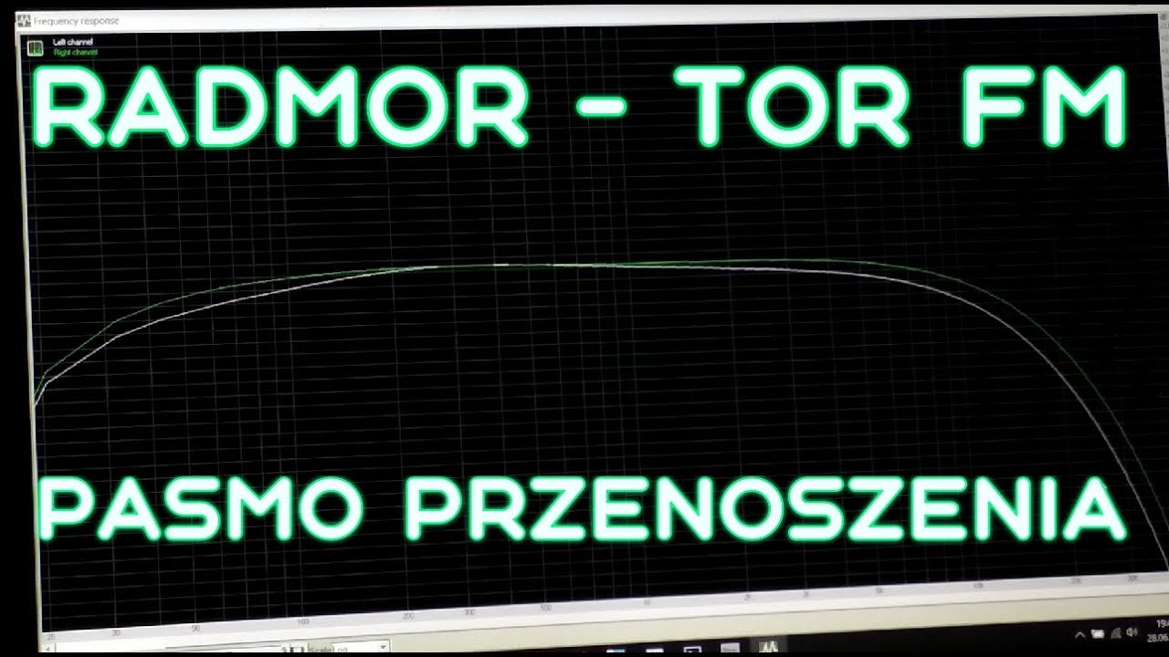 RADMOR pasmo przenoszenia toru w.cz/FM