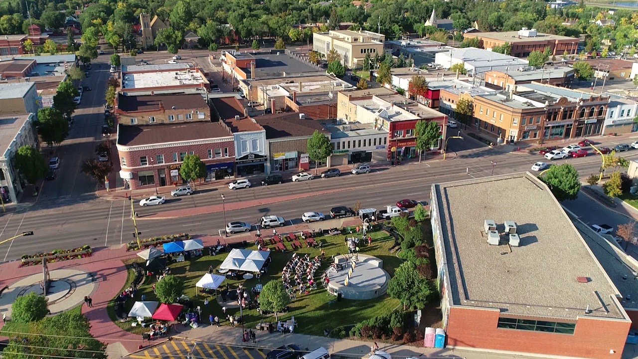 Aerial Video of Yorkton Saskatchewan