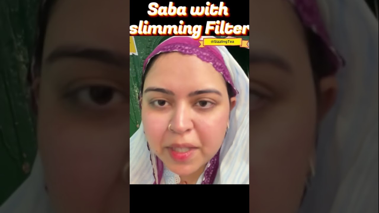 Saba Ibrahim&rsquo;s real face without slimming filters #sabakajahan #sabaibrahim