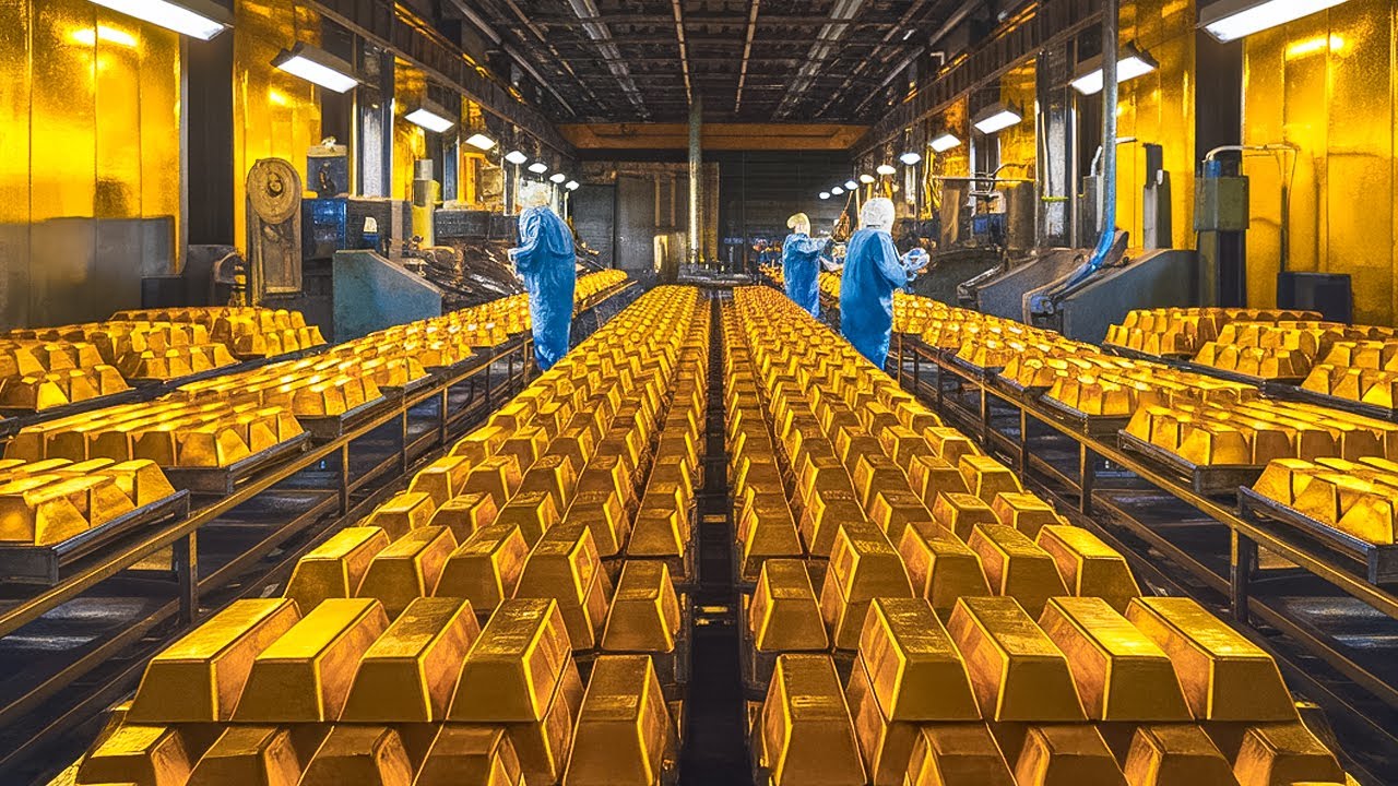 Wie entsteht ein GOLDBARREN? 🪙 Vom Golderz bis zum Tresor