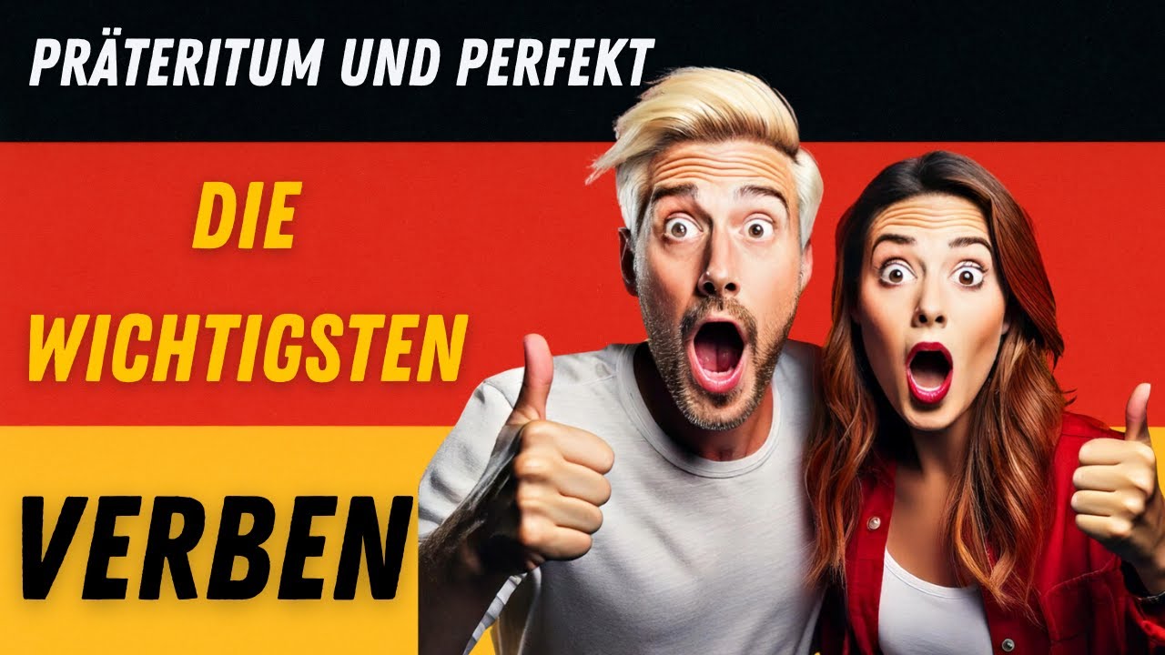 100 unregelmäßige Verben auf Deutsch | Song mit Text | 100 irregular verbs in German SONG