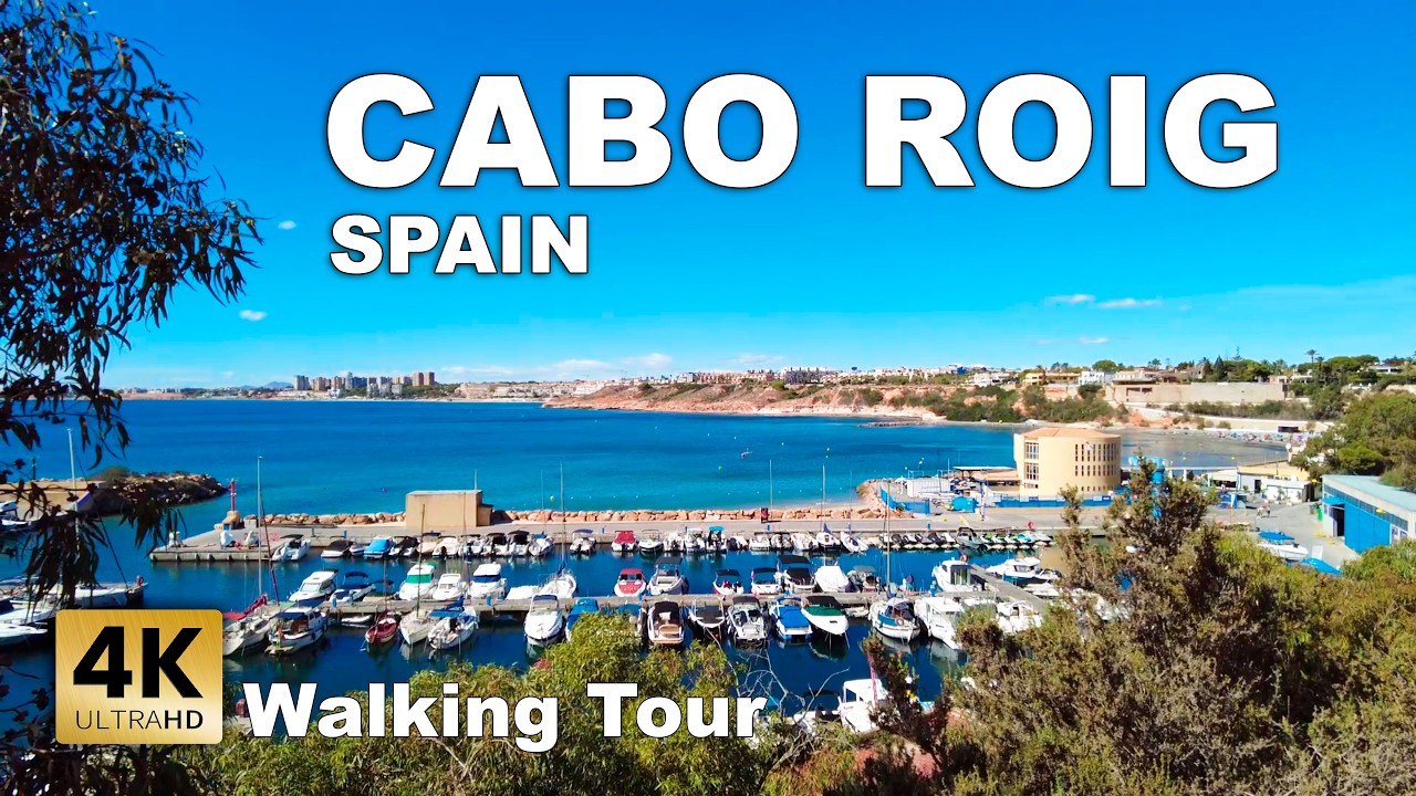 Cabo Roig - Spain, Part 1 | Costa Blanca - Walking tour [4k 60fps]