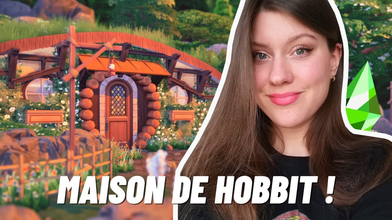 Je construis une maison de hobbit sur les Sims 4 !