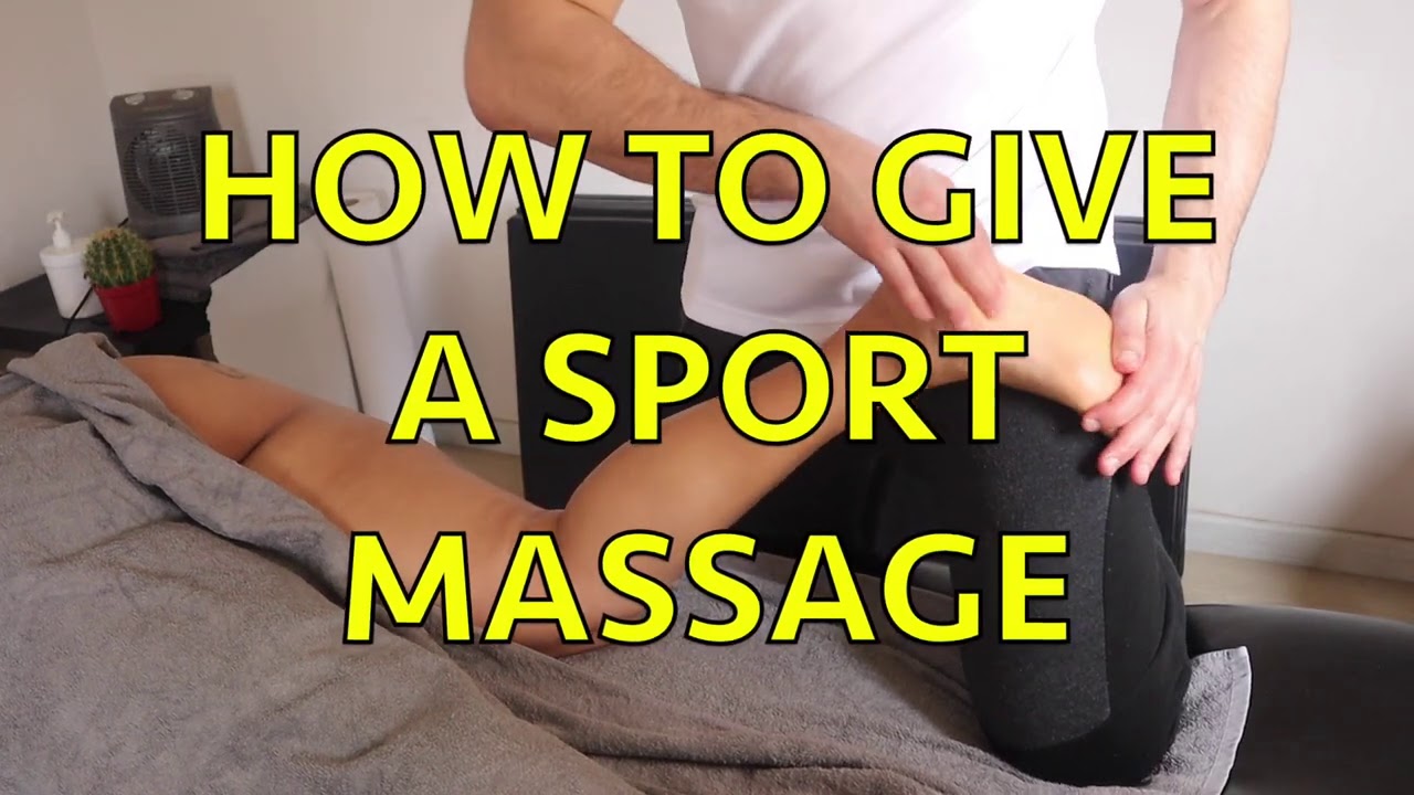 MYOFASCIAL SPORT MASSAGE: HAMSTRING, CALVES AND FEET PAIN. MASAJE DEPORTIVO PIERNAS CARGADAS.