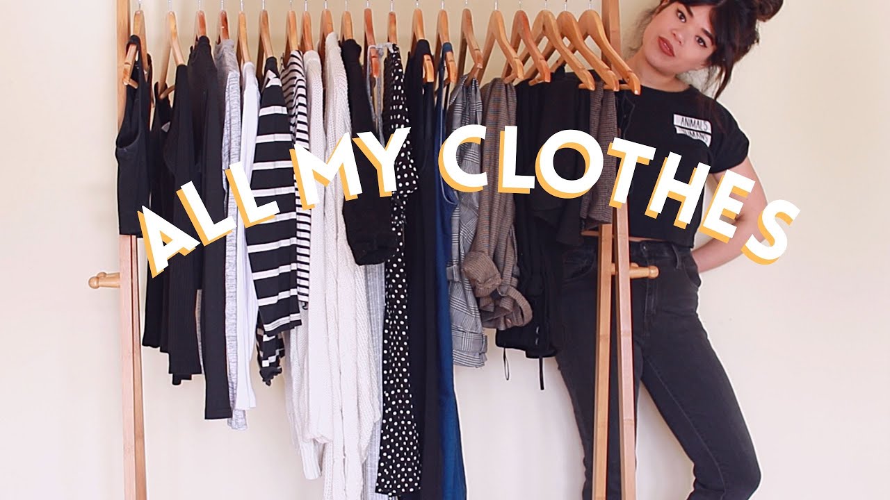 ALL MY CLOTHES | Capsule wardrobe | MINIMALISM