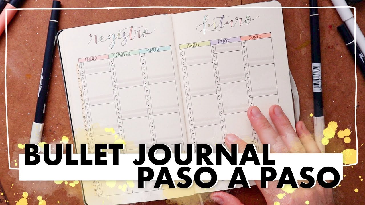 BULLET JOURNAL PASO A PASO (II): Calendario & Registro Futuro