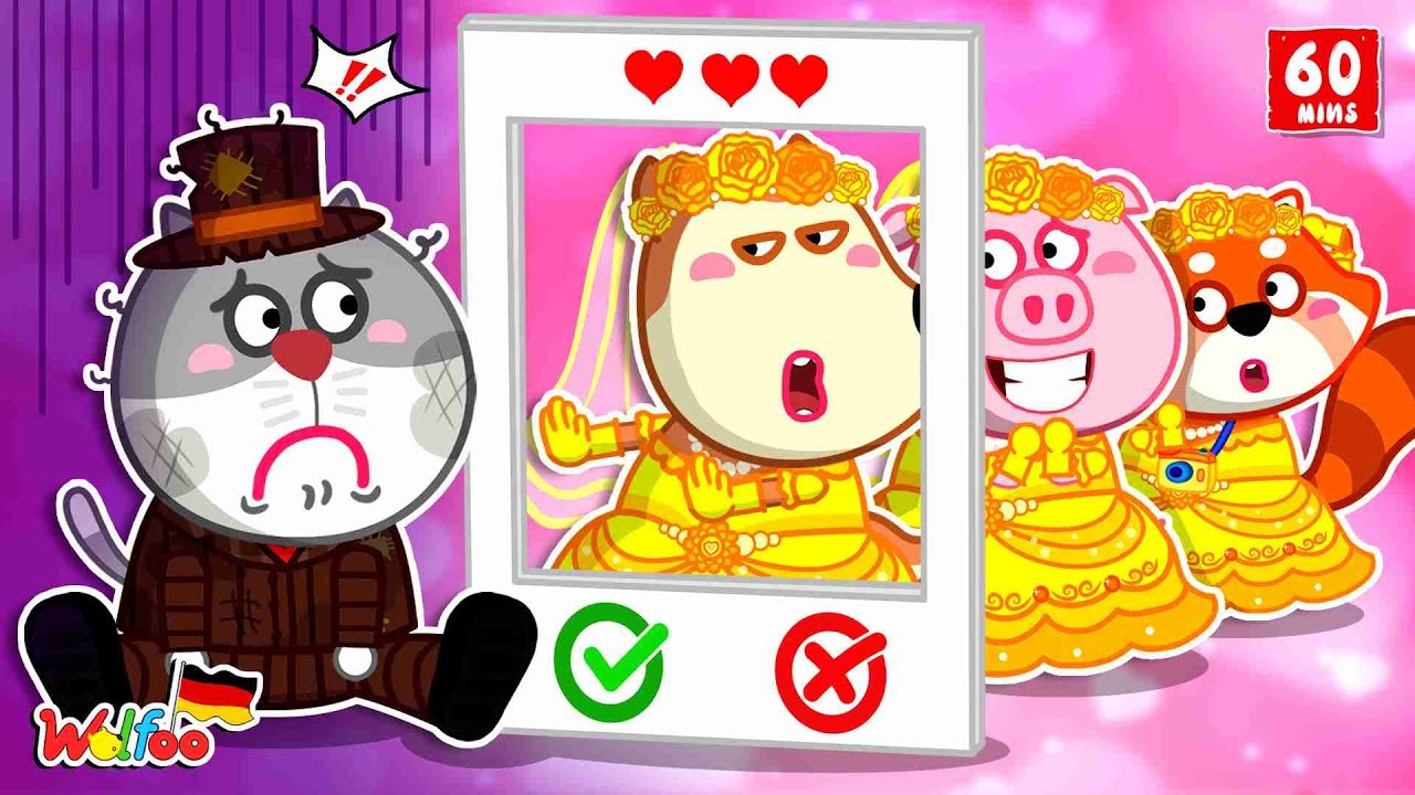 Wolfoo Geschichte 🐺 Riesiges Dating-Spiel, aber niemand wählt Kasper 😅 Videos für Kinder