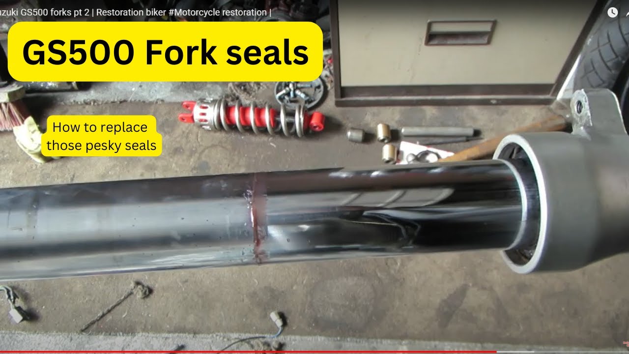 Suzuki GS500 forks pt 2 | Restoration biker #Motorcycle restoration |