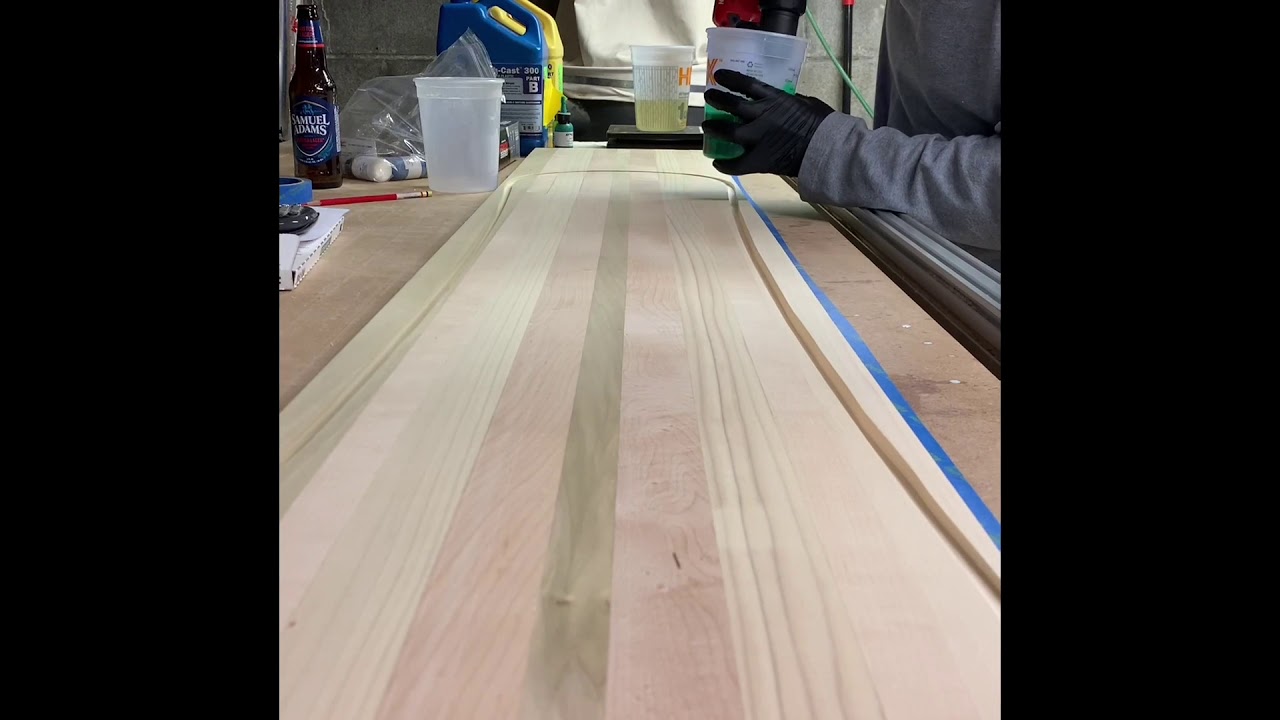 Pouring Sidewalls Chris Snowboard