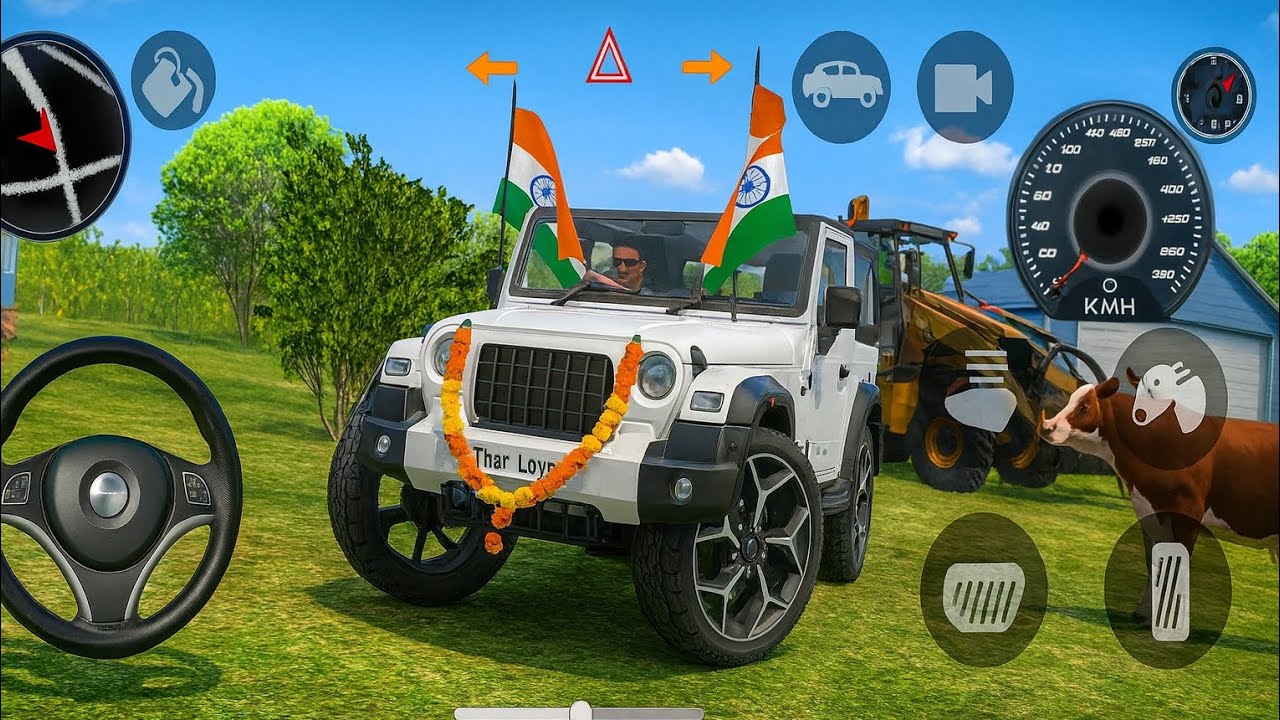 Modified Mahindra Thar Car Games: Indian Cars (Gadi Wala Game) - Car Game Android Gameplay 2025