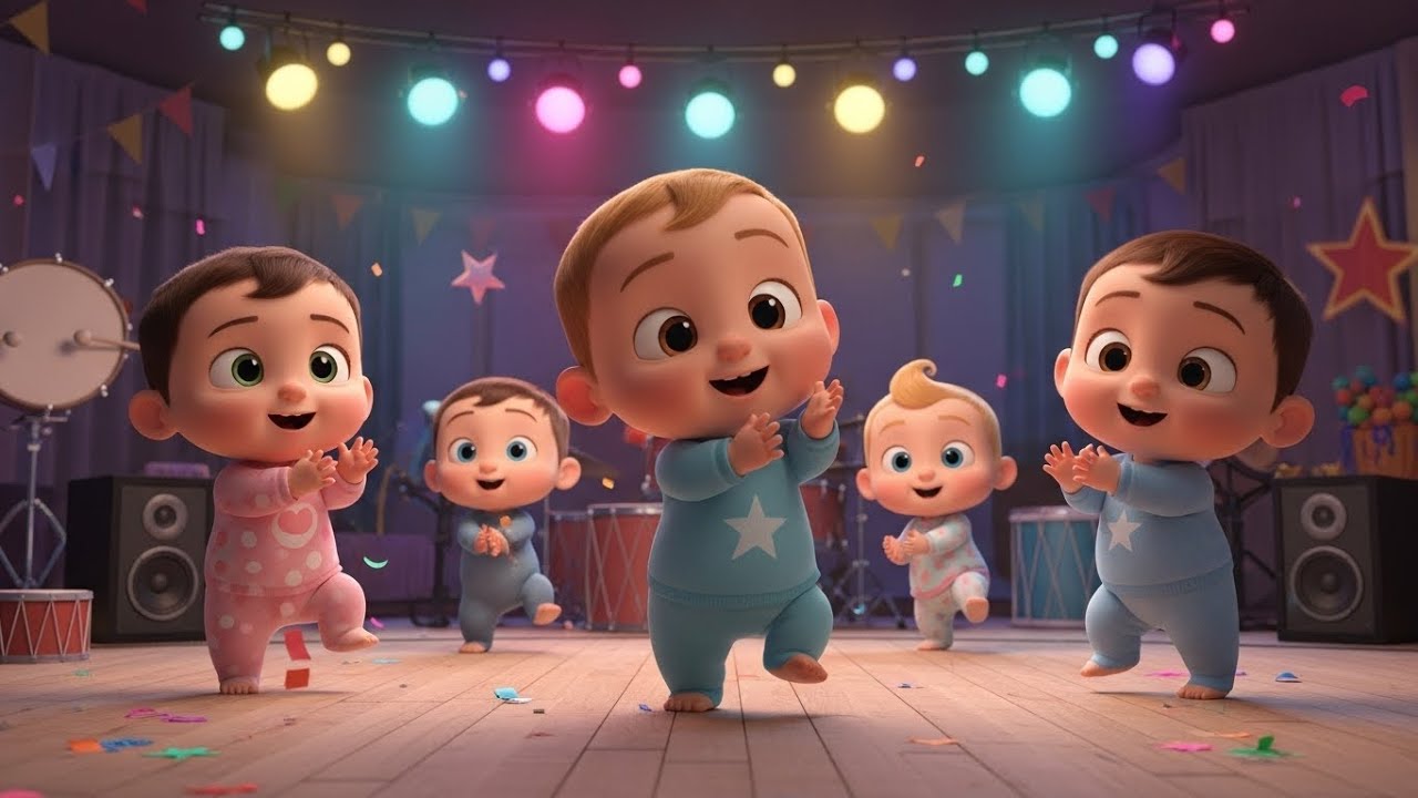Boom Boom Baby Dance | Fun Rhythm Song for Kids | Nursery Rhymes & Songs for Children