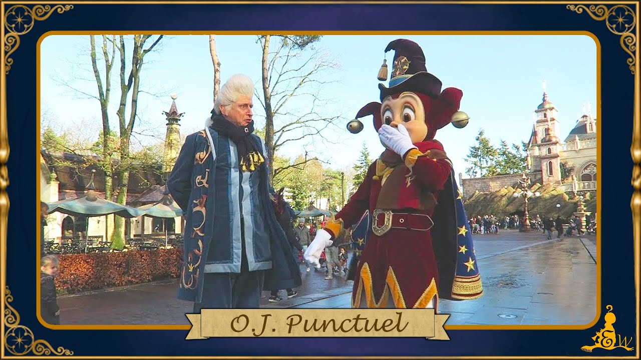 O.J. Punctuel en Pardoes op de promenade #Efteling