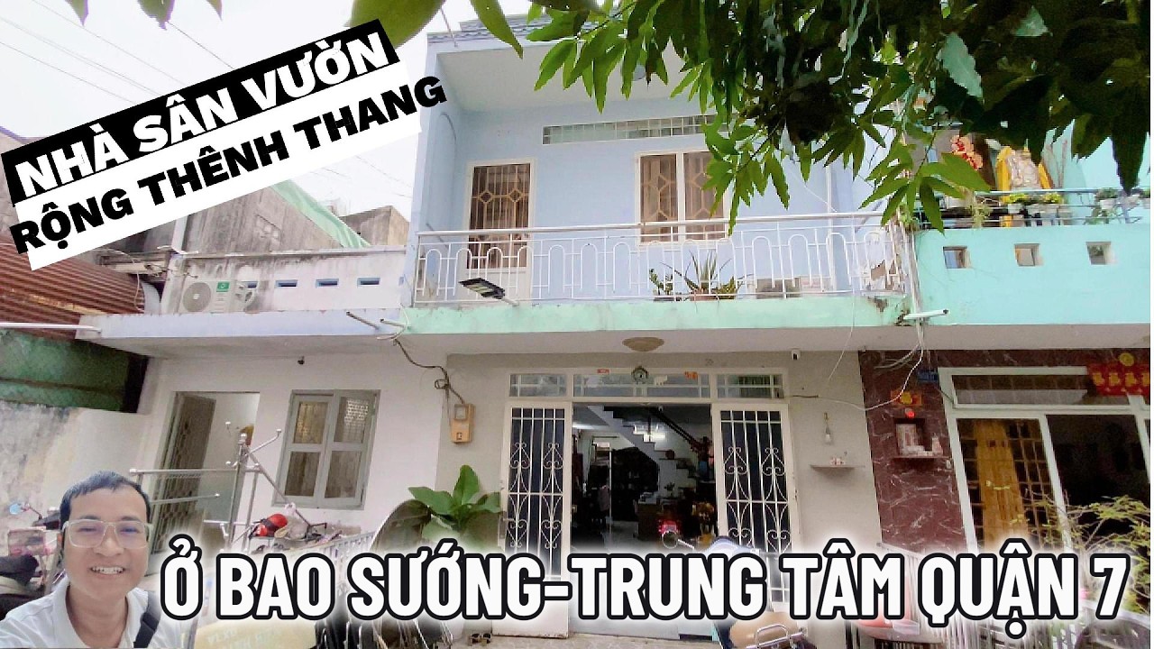 BÁN NHÀ QUẬN 7 | NHÀ TRẦN XUÂN SOẠN CÓ SÂN VƯỜN, VỊ TRÍ LÕI TRUNG TÂM CỦA QUẬN, GẦN 70M² THOÁNG MÁT