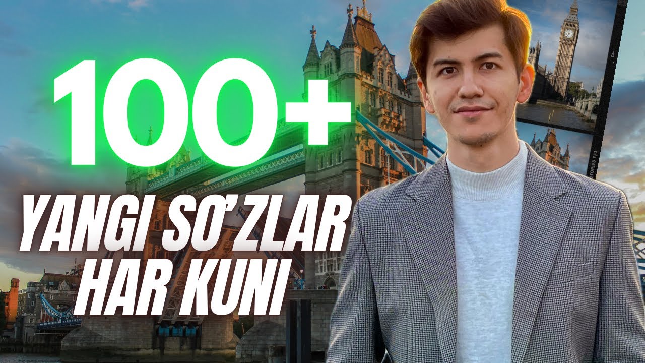 INGLIZ TILIDA KUNIGA 100+ SO&rsquo;Z YODLASH SIRLARI / INGLIZ TILIDA SO&rsquo;Z YODLASH / OTABEKVLOGS