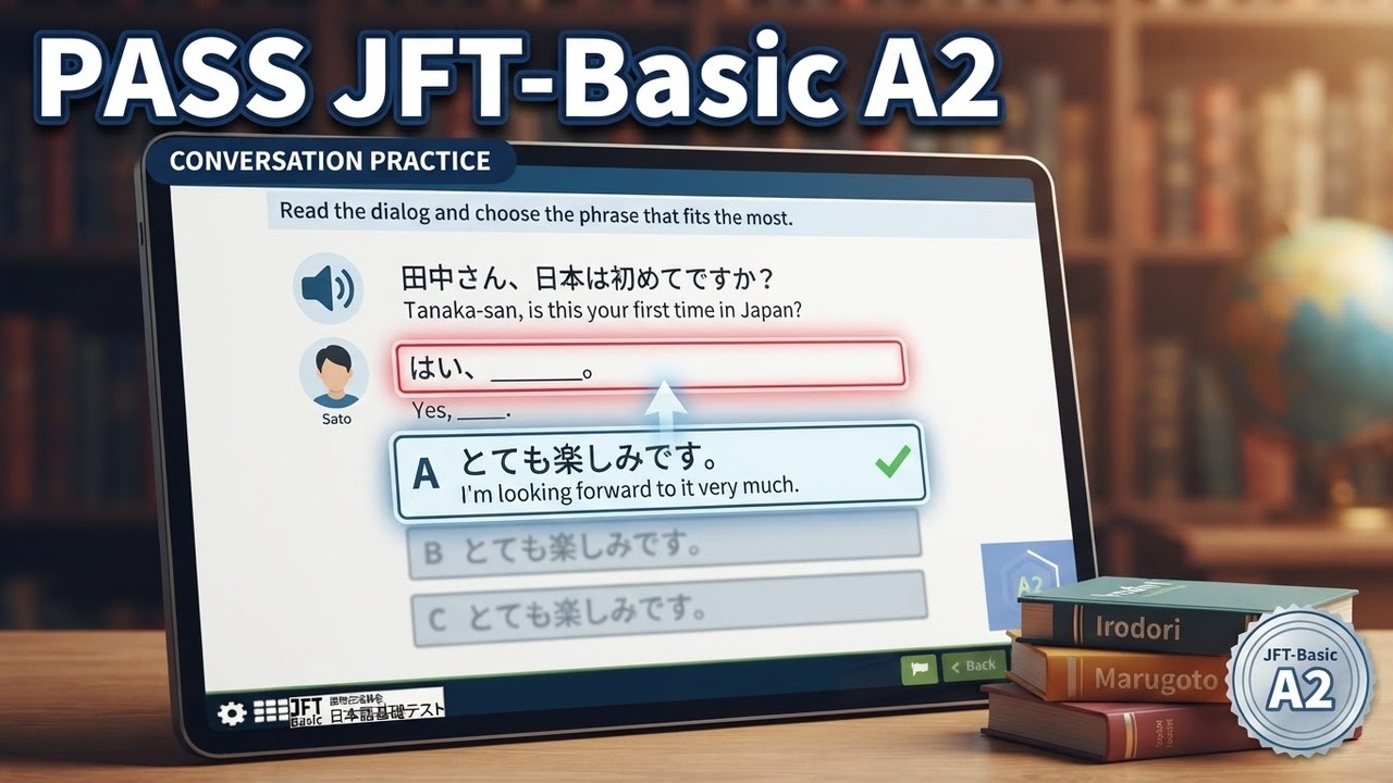 JFT Basic A2: The Ultimate Practice Test to Guarantee Your 100%Pass