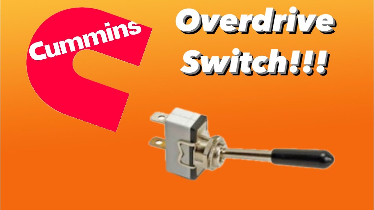 Adding an Over Drive Switch First Generation Cummins