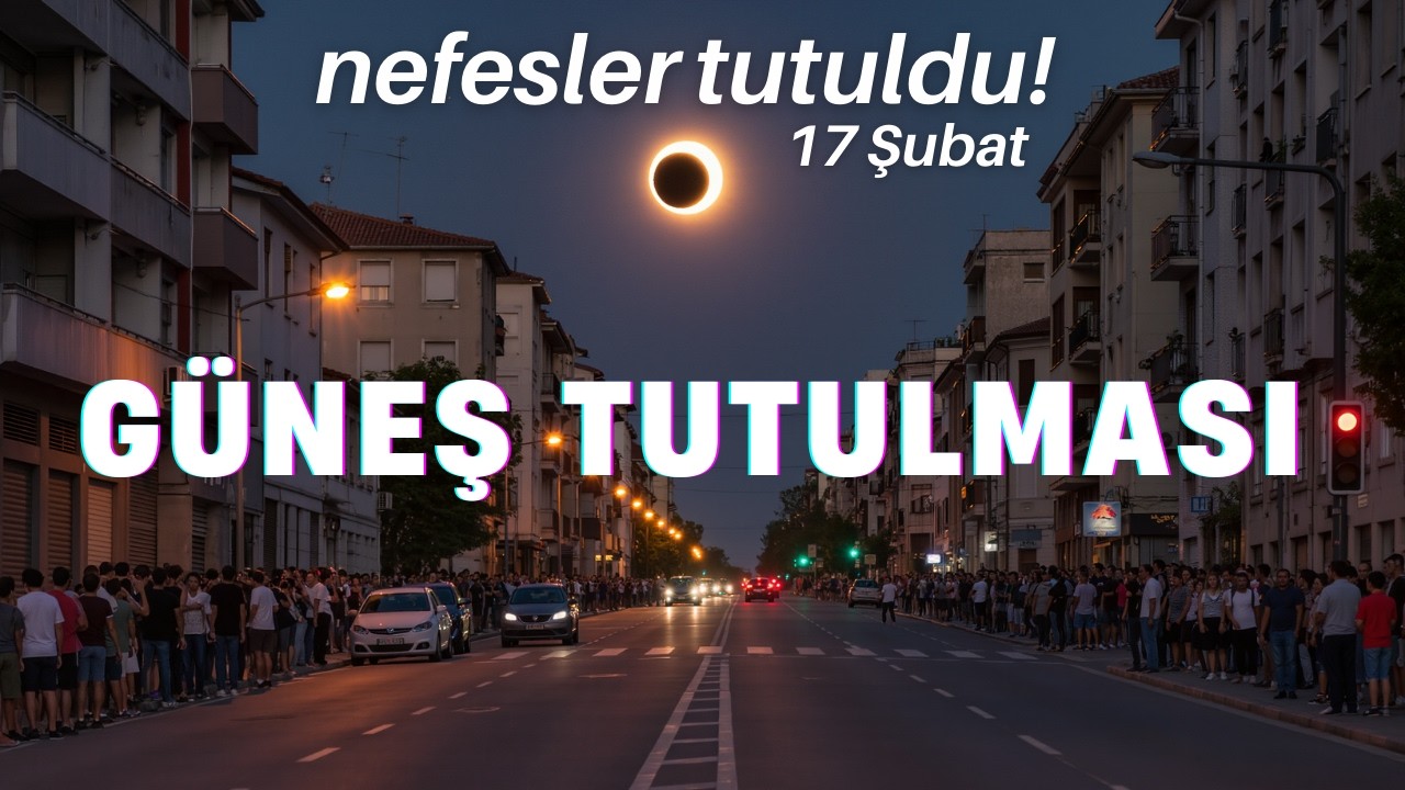 Nefesler Tutuldu! 17 Şubat Güneş Tutulması