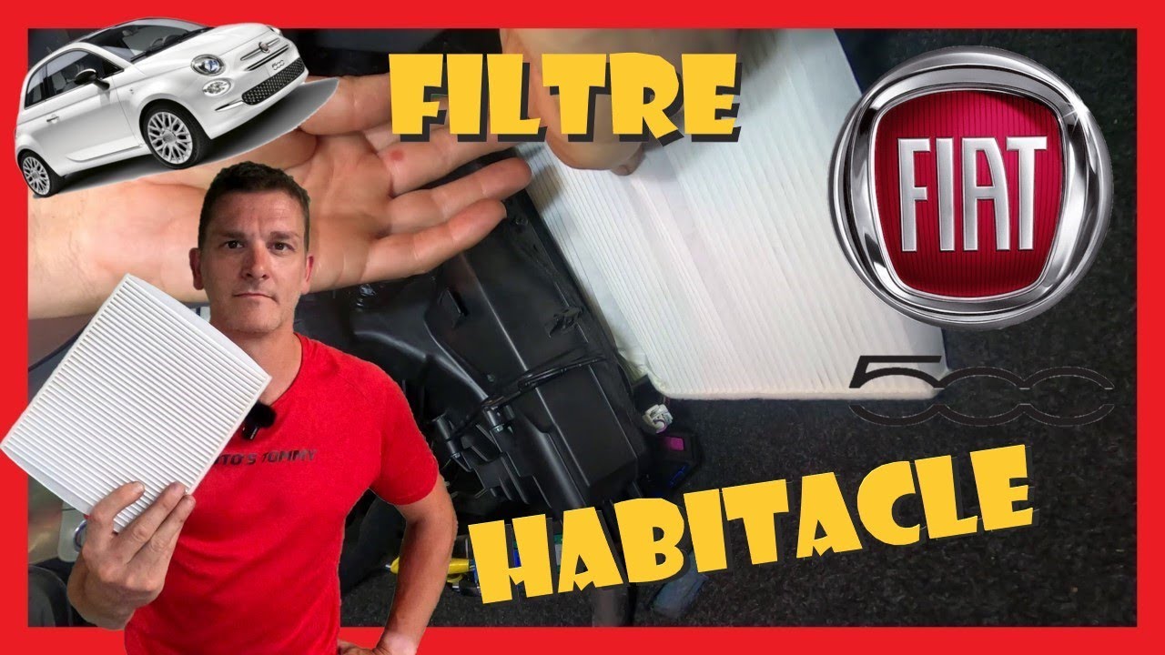 Filtre habitacle FIAT 500 (C,L, X) : Remplacer facilement ✅