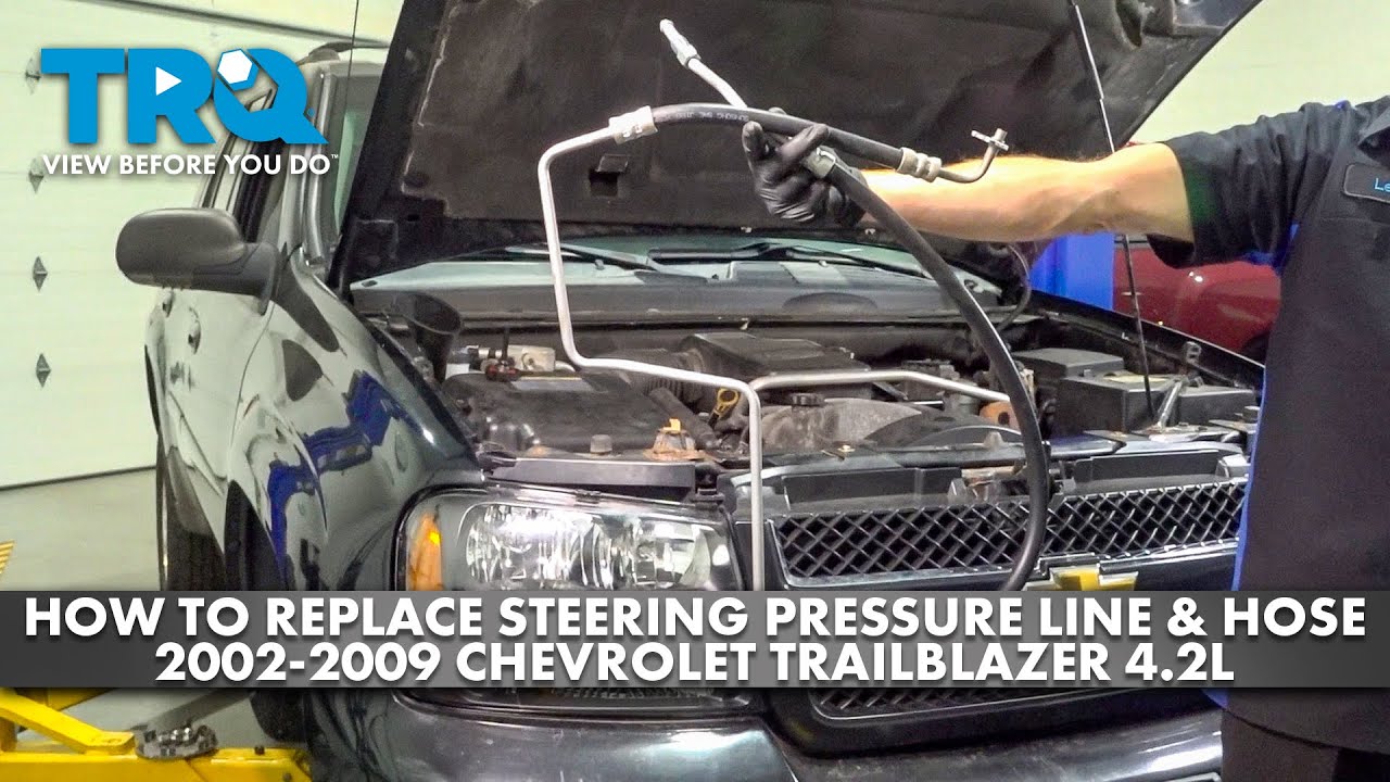 How to Replace Power Steering Pressure Line 2002-2009 Chevrolet Trailblazer 4.2L