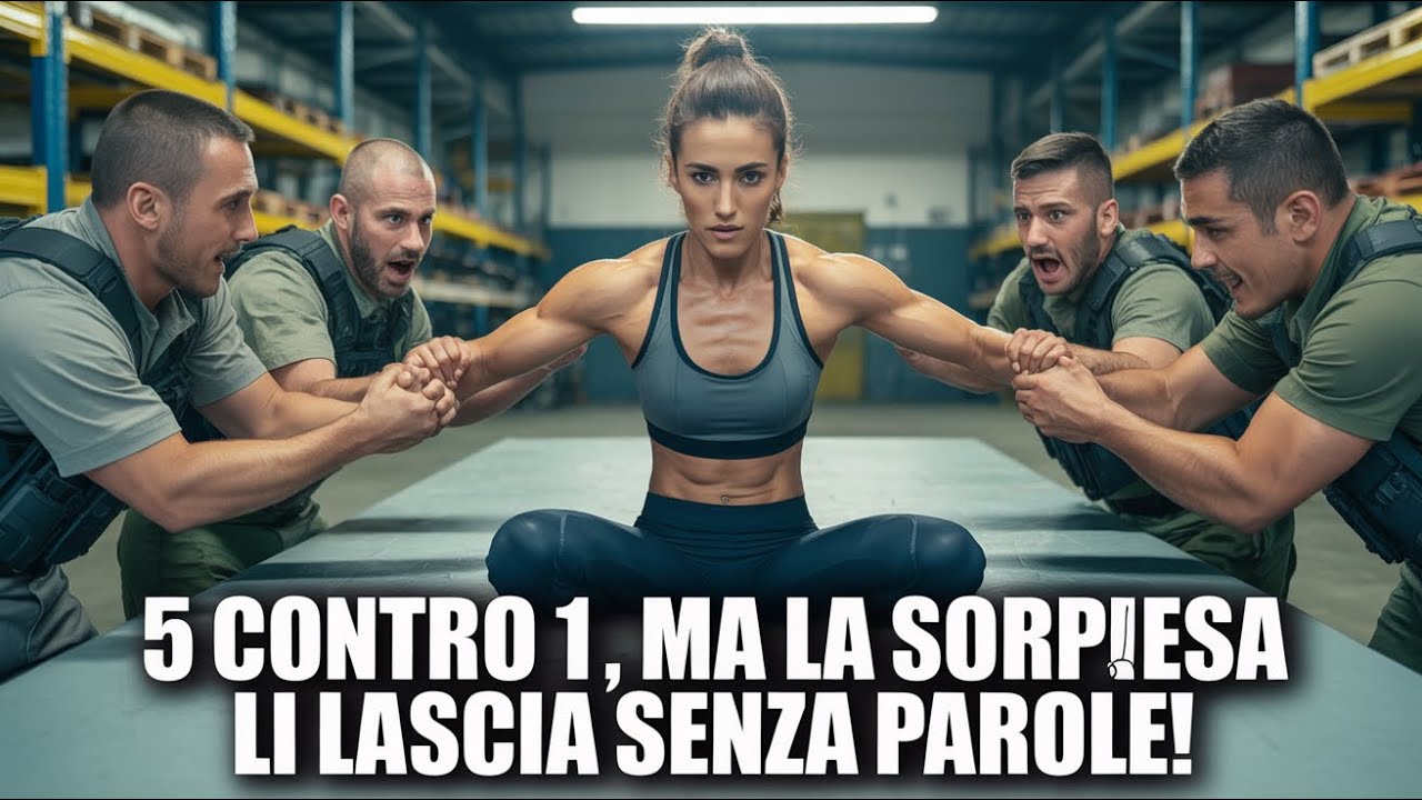 Incredibile trasformazione: 5 reclute l'accerchiano, ma scoprono chi è davvero in soli 30 secondi!