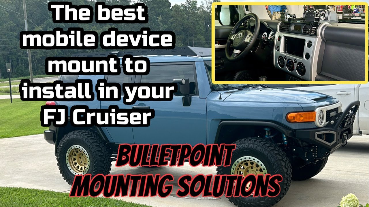 The Best Mobile Device Mount for Any Off-Road Ride | FJ Cruiser Install