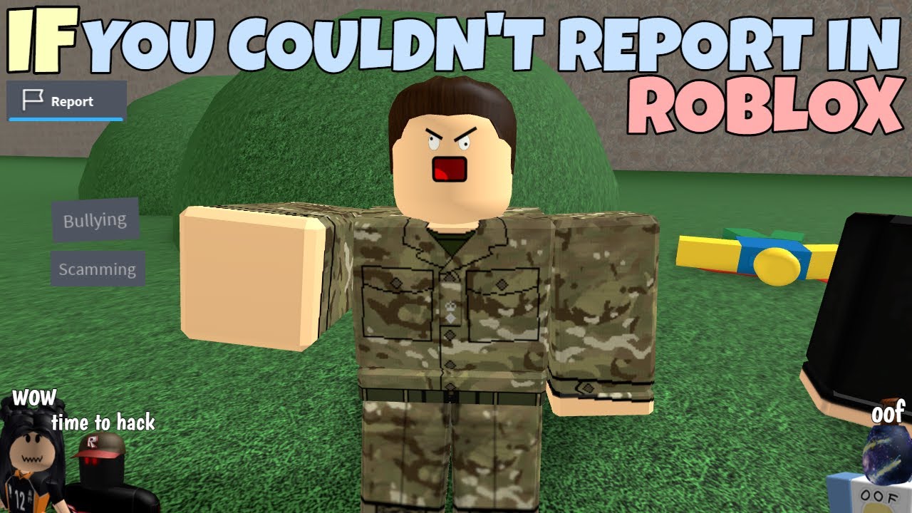 If You Couldn't Report In ROBLOX