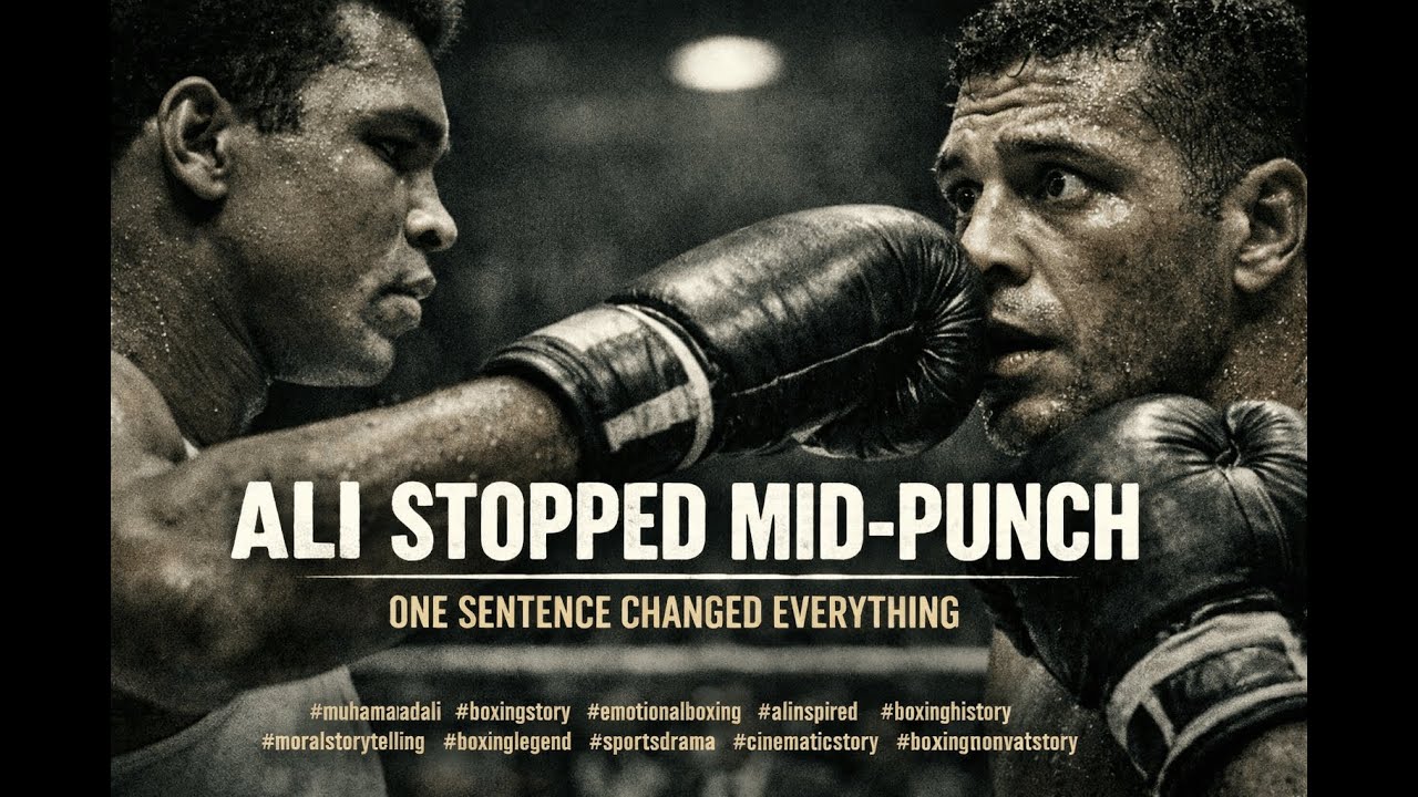 Muhammad Ali HALTED Mid-Swing — A Single Sentence Altered the Entire Fight