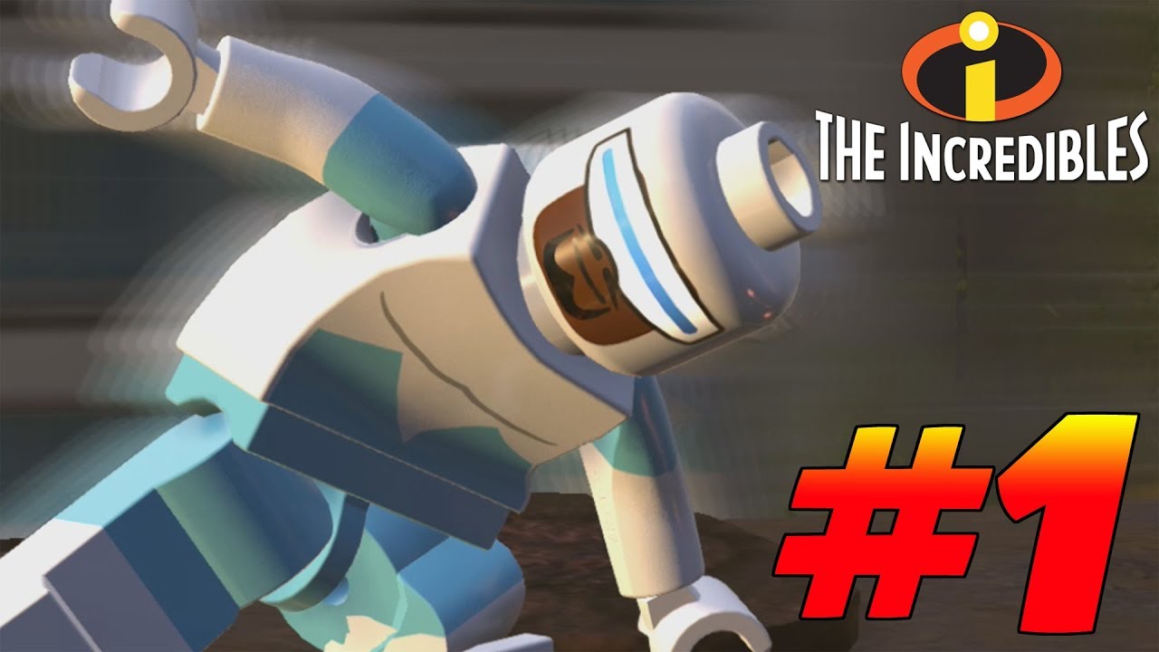 LEGO The Incredibles Gameplay Walkthrough PART 1 - UNDERMINER BOSS
