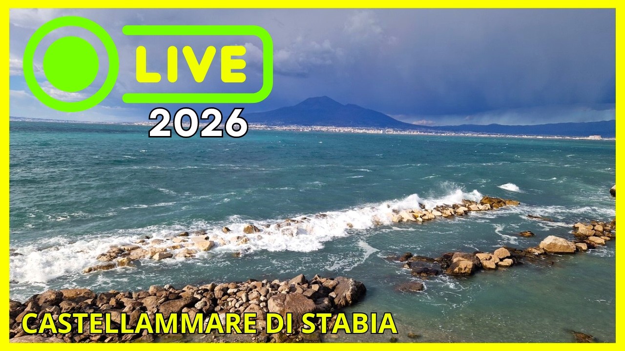 CASTELLAMMARE DI STABIA  - LIVE CAMERA 2026 -  #italy #landscape #live