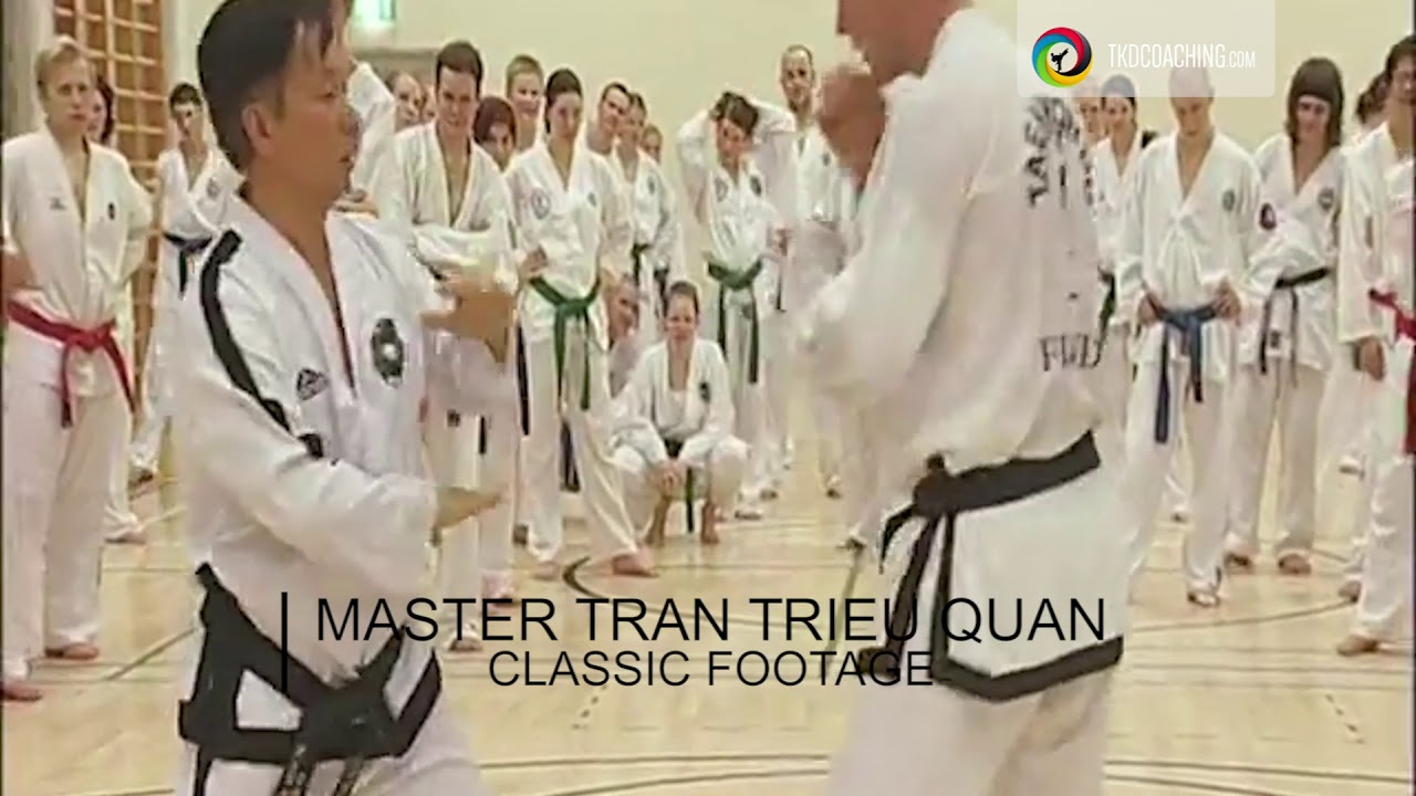Grand Master Tran Demonstrates Skilful Blocking for Free Sparring (Sample Clip)