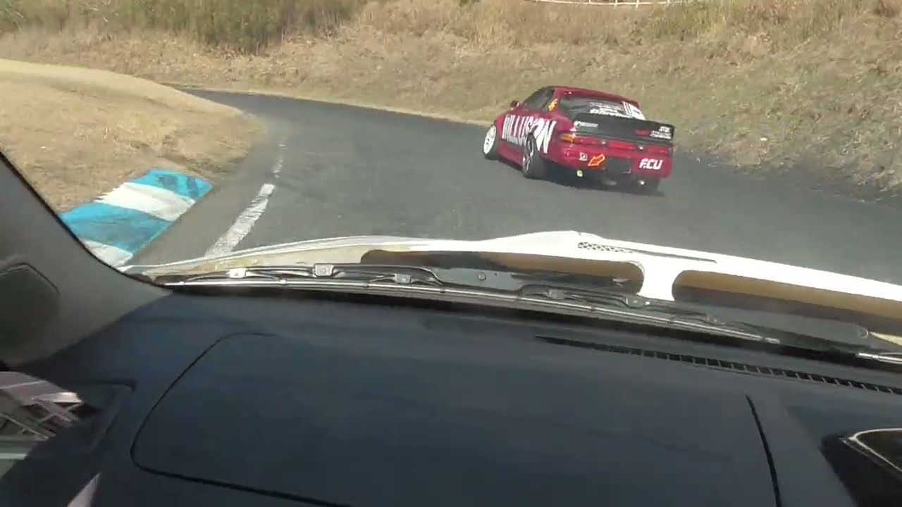 2026.02.18　先輩の車の中から（手持ち撮影の為閲覧注意、酔います）　トム走　ドリフト　上級　第7ヒート