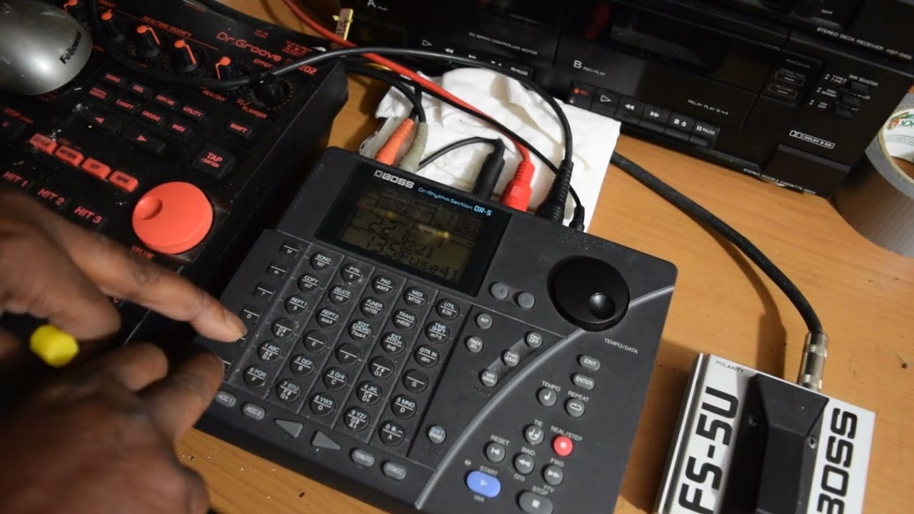 Using the BOSS DR 5 as a Midi Controller