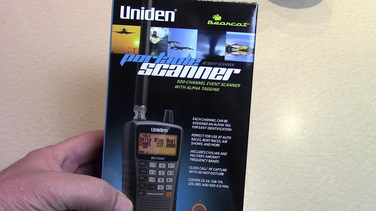 UnBoxing Uniden Bearcat BC125AT Handheld Scanner