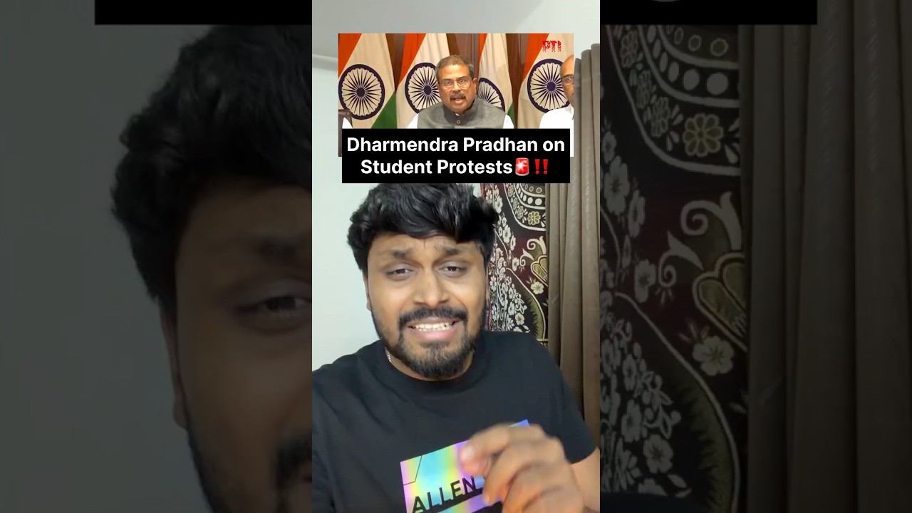 Dharmendra Pradhan's Reply on Student and Opposition Protests! #shorts #protest #cjp