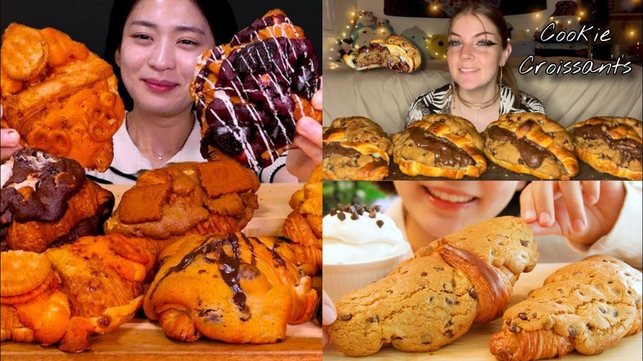 CROISSANT COOKIE MUKBANH