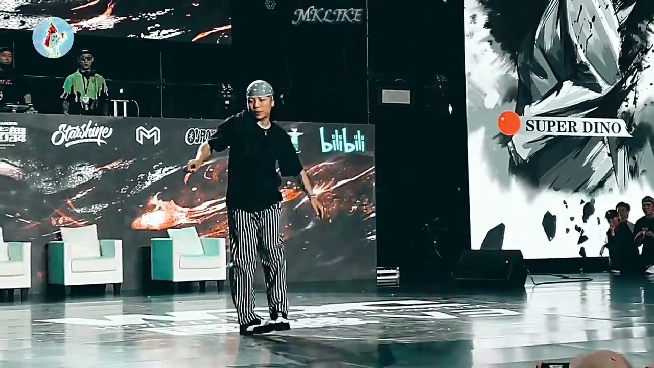 【Mklike】黄景行 Superdino Popping judge solo 裁判表演 /  南京 WDC 总决赛 世界街舞大赛 2023年