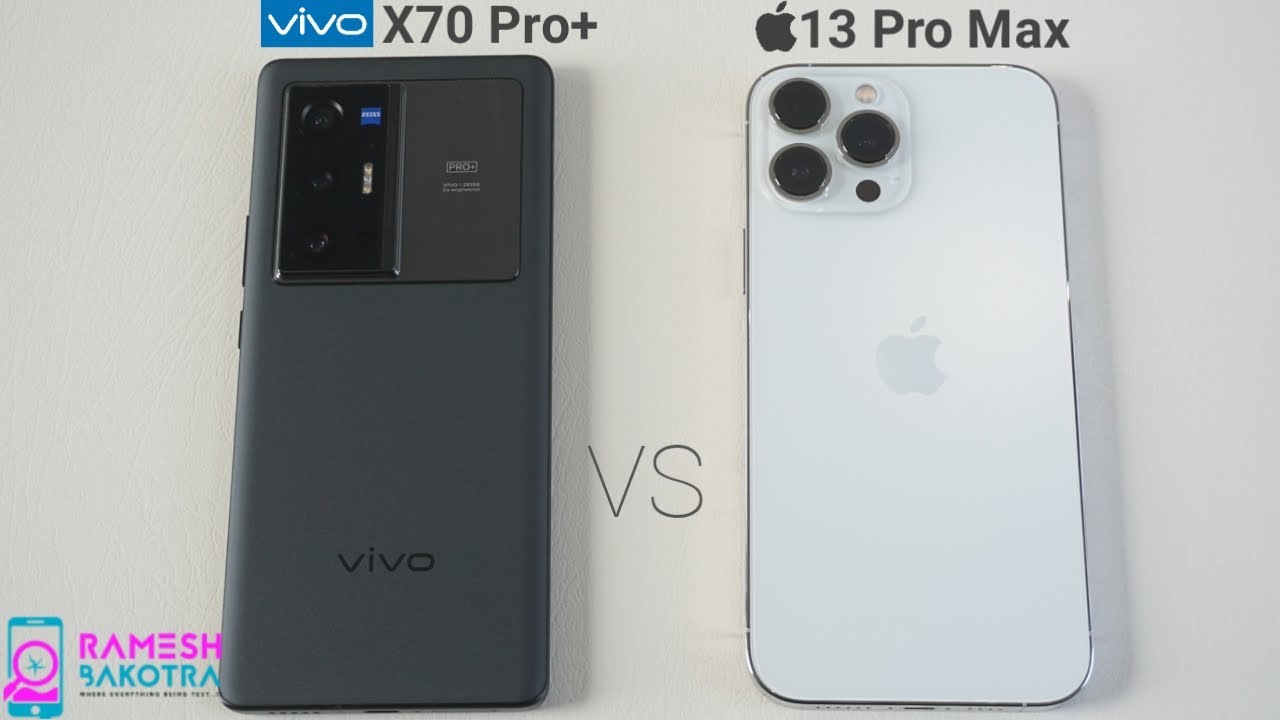 Vivo X70 Pro Plus vs Apple iPhone 13 Pro Max Speed Test and Camera Comparison