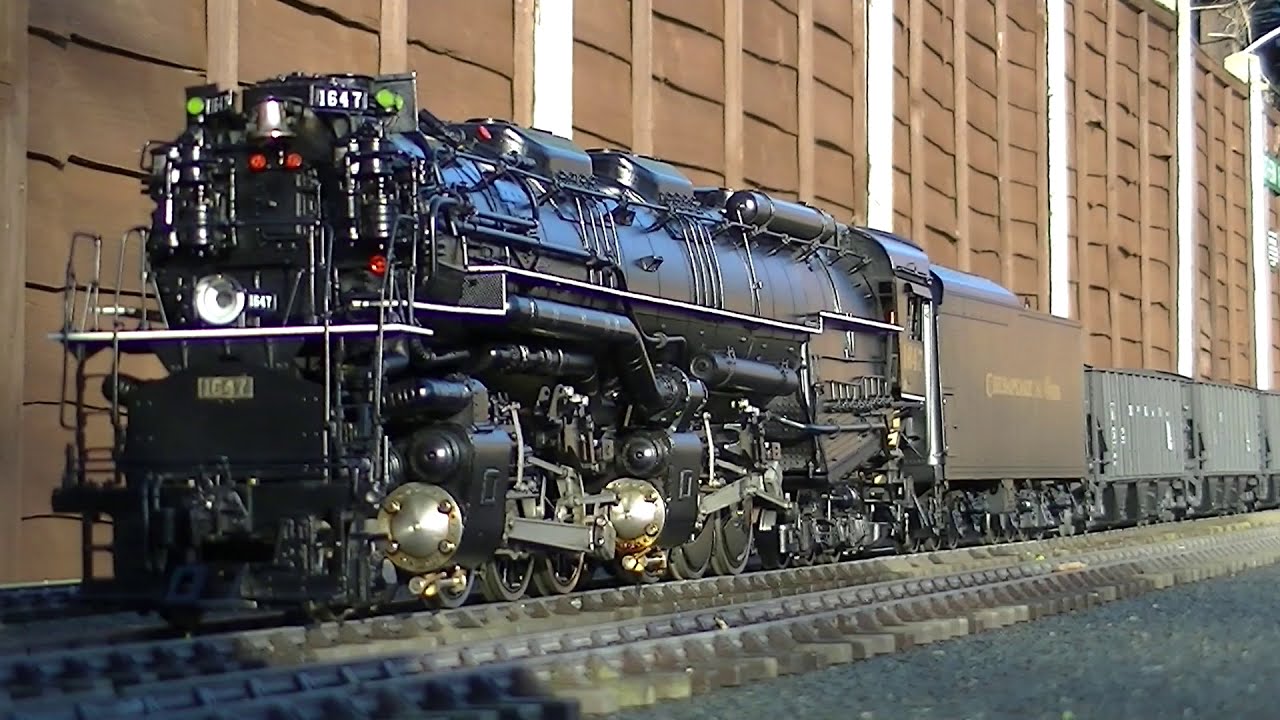 Video 139. Bram and his Gauge 1 Accucraft Allegheney