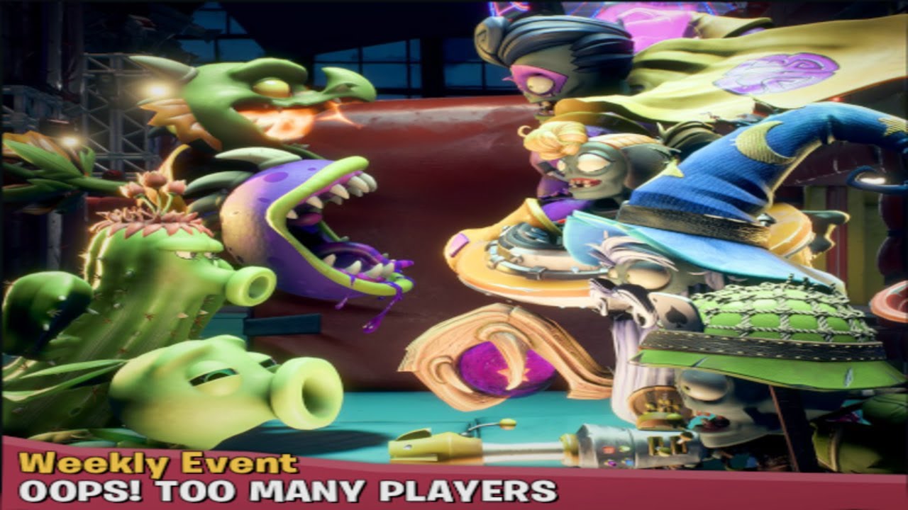 Plants vs. Zombies Battle for Neighborville: Oops! Too Many Players