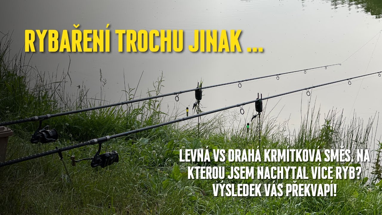 Rybaření | Levná vs drahá krmítková směs | Na kterou jsem chytil více ryb? | Výsledek vás překvapí!