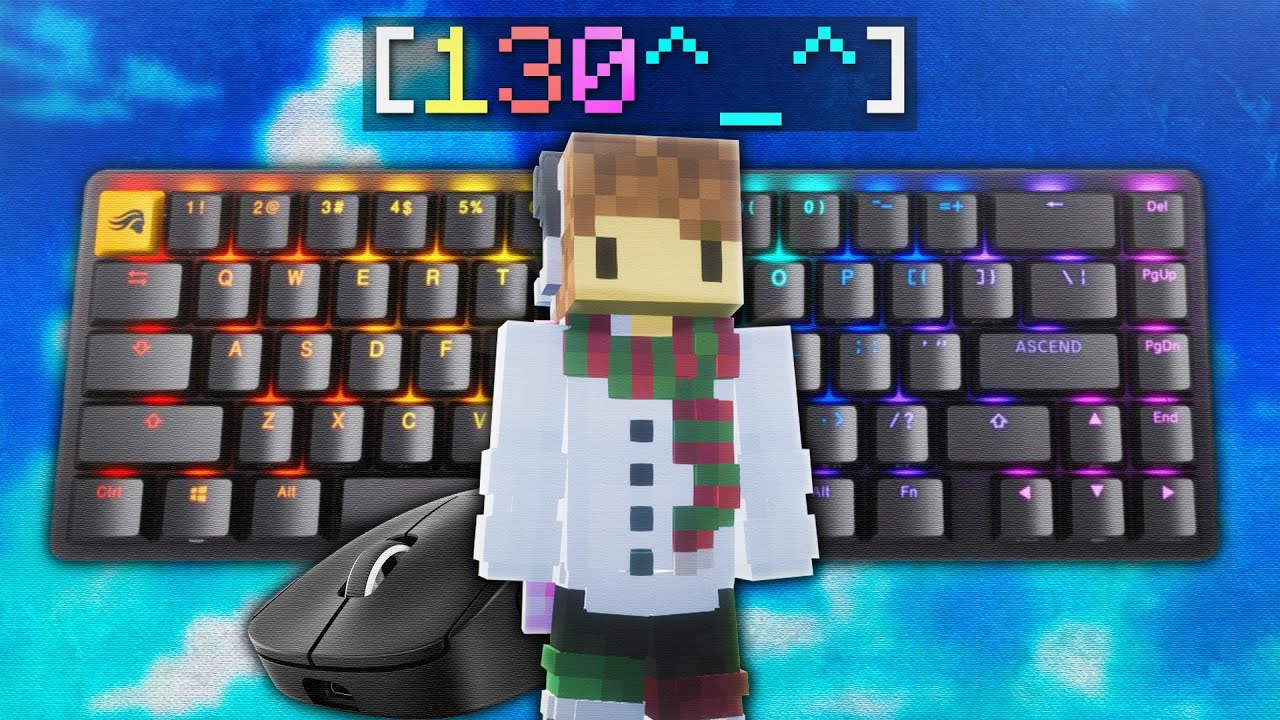 big combos with keyboard and mouse sounds [hypixel skywars]