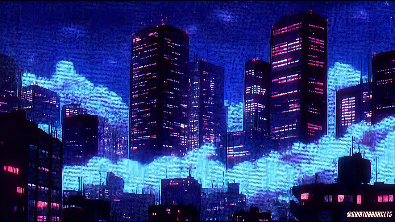 🌃 Night Drive Synthwave | Neon City, Rain & Retro-Futuristic Dreams
