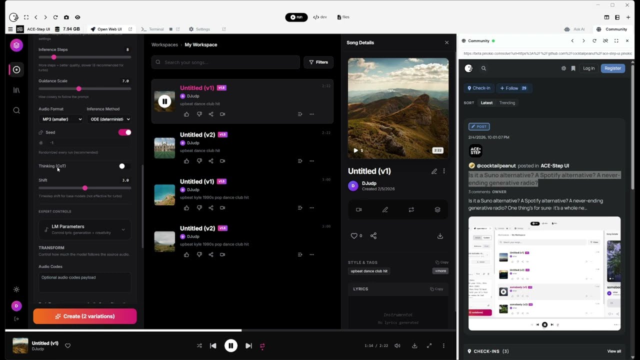 I Tried ACE STEP UI suno-like music generation and Got Mind-Blowing Results