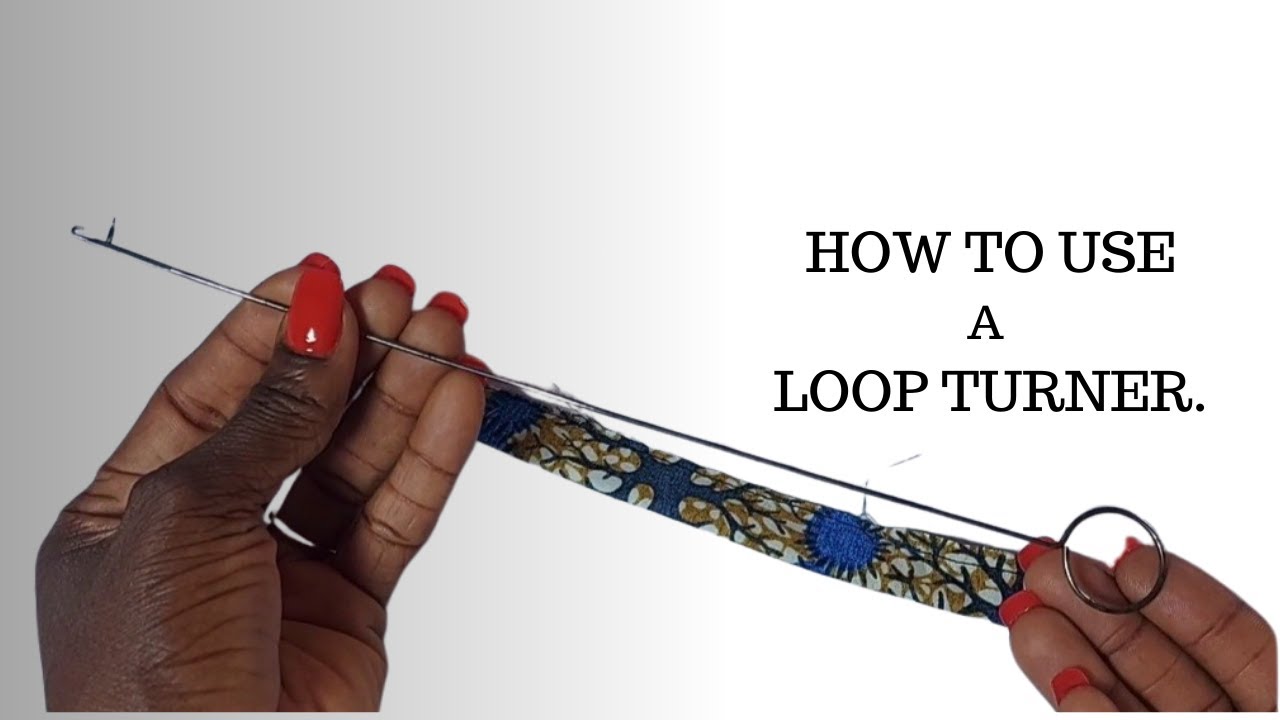 HOW TO USE A LOOP TURNER #diy #crafts #sewing #loopturner #tailoringtricks