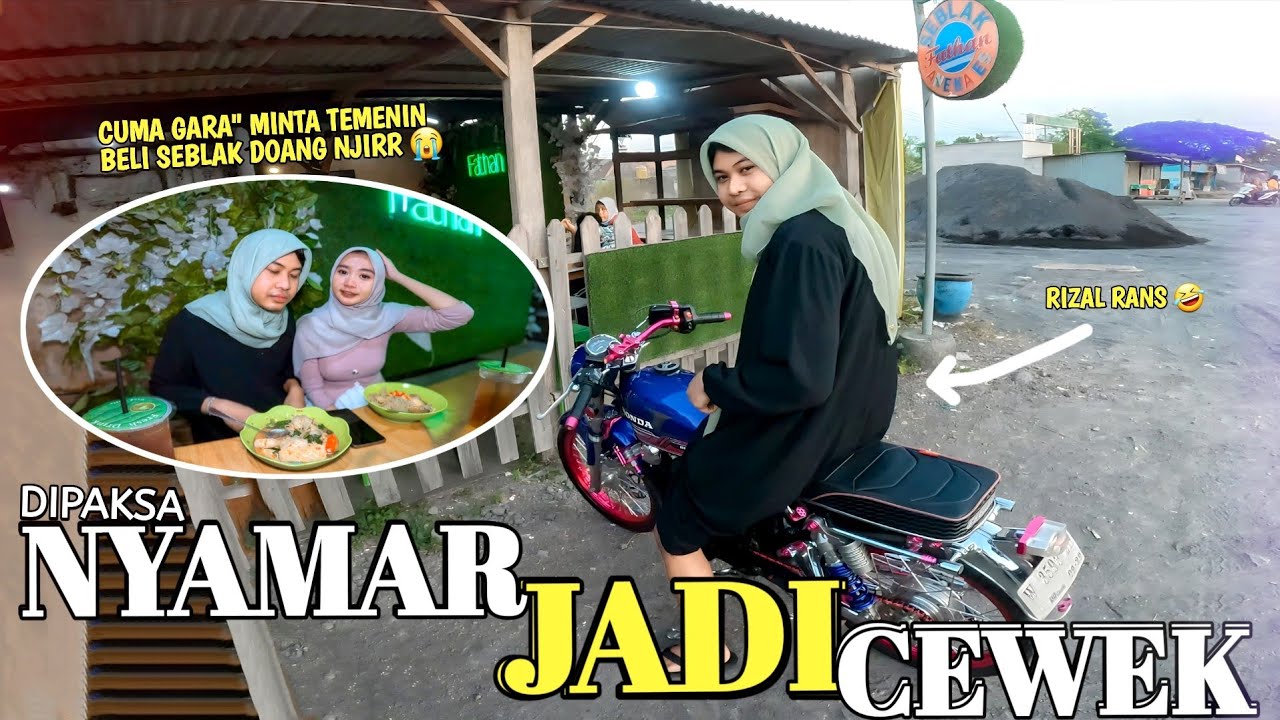 RIZAL RANS DI SURUH  NYAMAR JADI CEWEK || GARA GARA ISTRI PENGEN SEBLAK ‼️