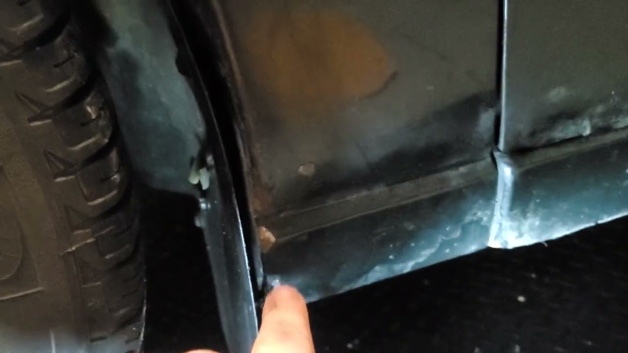 dyi rust autobody repair using galvanized sheet metal and rivets part 2