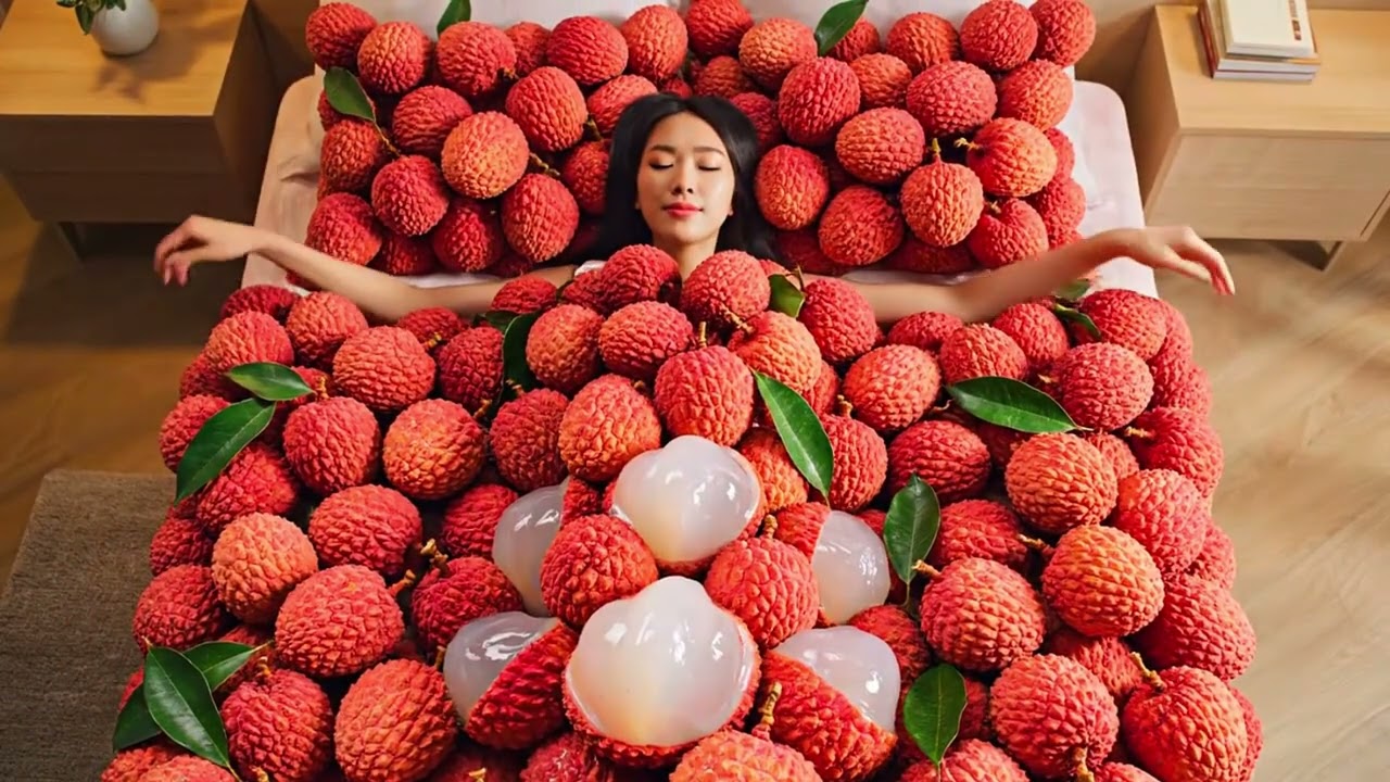 Ultimate Fruit Bed ASMR | Papaya, Watermelon & Exotic Fruits | Calming ASMR Sleep