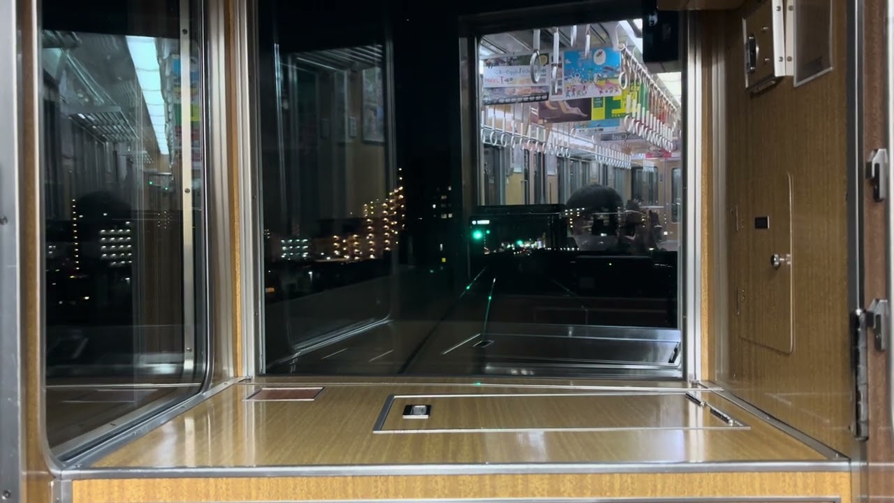 阪急8040系 C#8040 プチ前面展望 川西能勢口(始発駅)ー池田