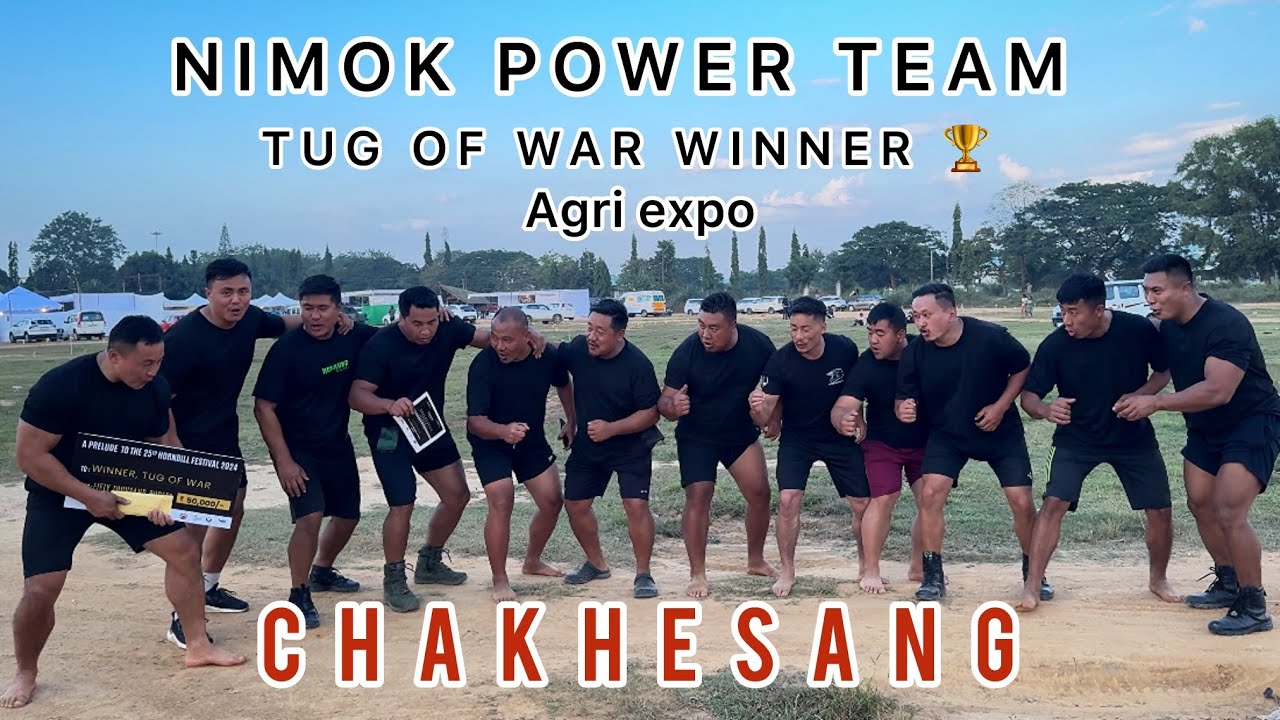 NIMOK POWER TEAM is the WINNER In Tug of War  at A PRELUDE TO THE 25TH HORNBILL FESTIVAL 2024
